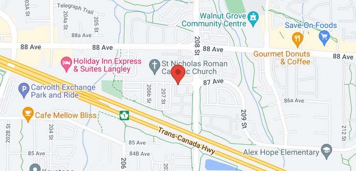 map of 9 20788 87 AVENUE